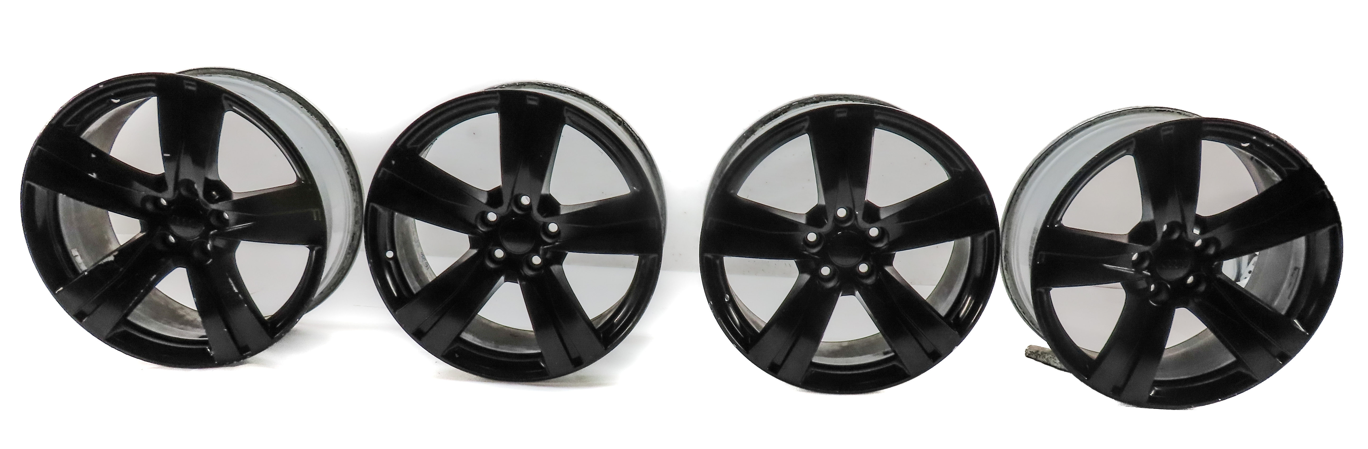 2019 AUDI Q7 (4M) 18x8 ALUMINUM ALLOY 5-SPOKE WHEEL RIM SET-4 — exact item pictured